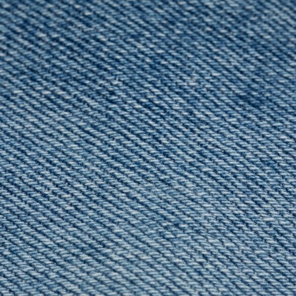 Fiorucci (Italy) 80s, Ring-Spun Indigo, Jacquard Braid, Gold Lace Overlay - Picture 10 of 11